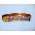 Amber Plastic Hair Comb